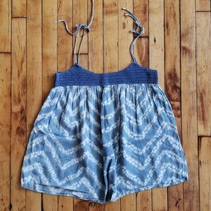 Tye Dye Tie-strap Top